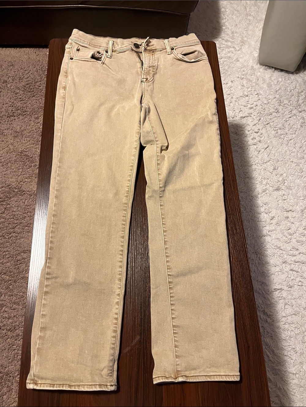 Men's khaki Straight-Leg Jeans 30x30